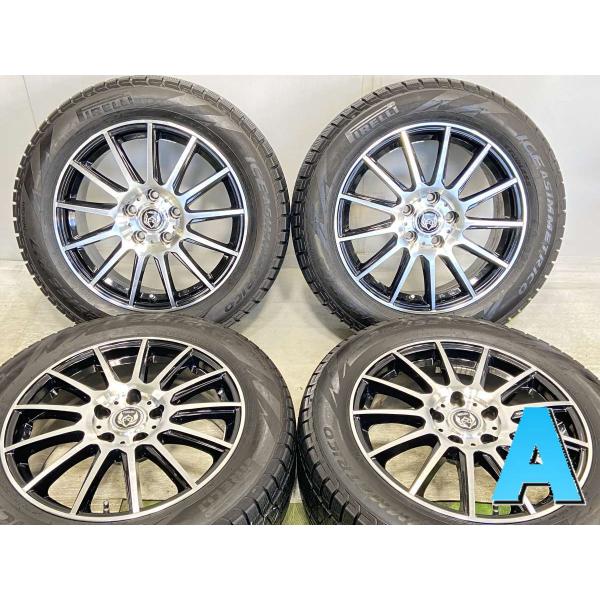中古タイヤ スタッドレスタイヤ ホイールセット 4本セット 225/55R17  　 ライツレー 1...