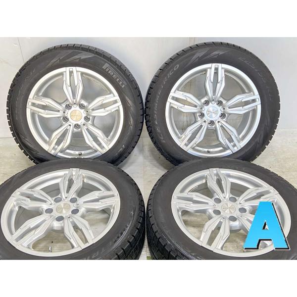 中古タイヤ スタッドレスタイヤ ホイールセット 4本セット 225/55R17  　 ユーロバーン ...