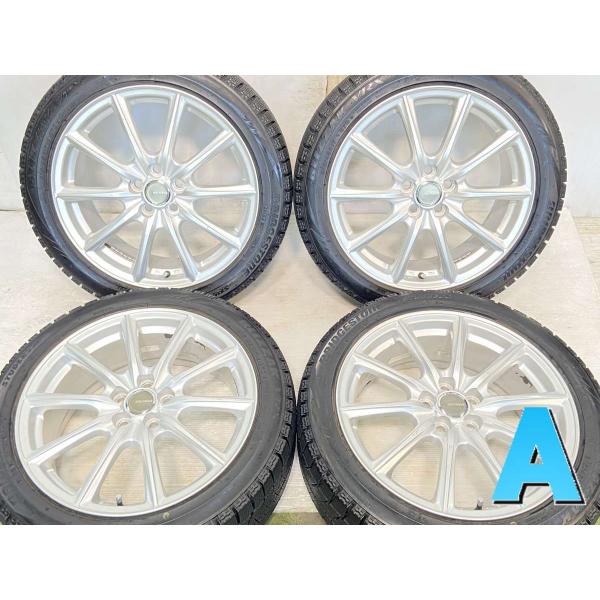 中古タイヤ スタッドレスタイヤ ホイールセット 4本セット 215/45R17  　 ECOFORM...