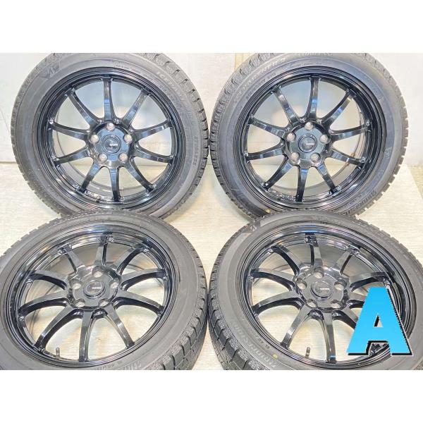 中古タイヤ スタッドレスタイヤ ホイールセット 4本セット 215/50R17  　 G-SPEED...