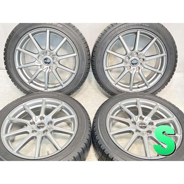 中古タイヤ スタッドレスタイヤ ホイールセット 4本セット 215/50R17  　 ユーロスピード...