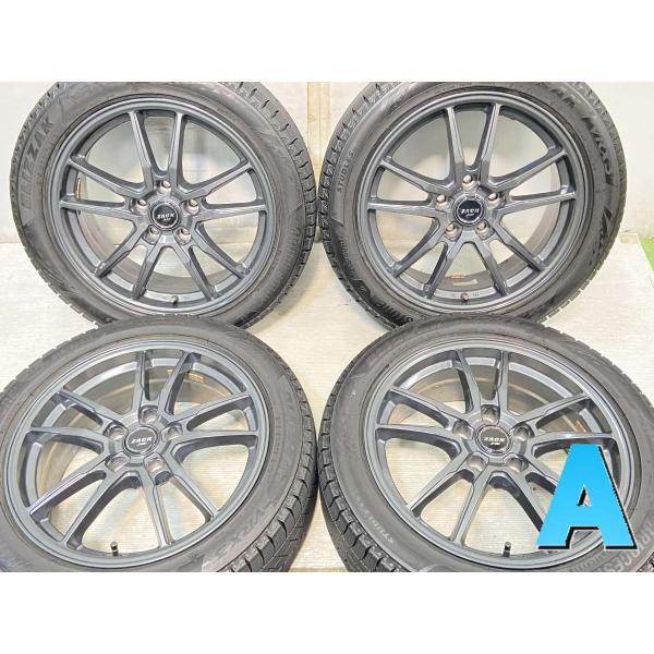 中古タイヤ スタッドレスタイヤ ホイールセット 4本セット 215/50R17  　 ZACK JP...