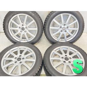 中古タイヤ スタッドレスタイヤ ホイールセット 4本セット 215/55R17  　 ZACK 17x7.0 38 114.3-5穴 グッドイヤー アイスナビ 6｜aing