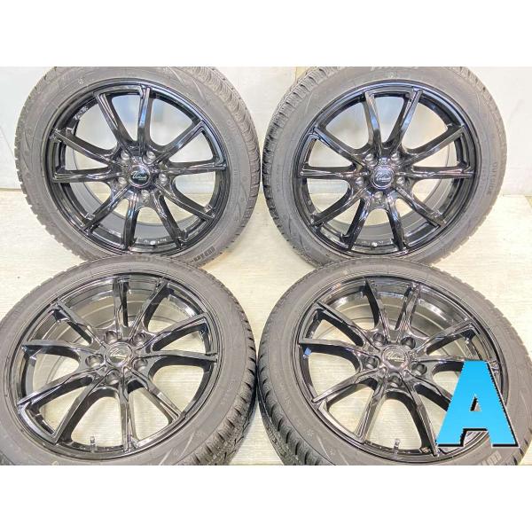 中古タイヤ スタッドレスタイヤ ホイールセット 4本セット 225/45R17  　 ヴェルザンディ...