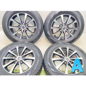 中古タイヤ スタッドレスタイヤ ホイールセット 4本セット 225/65R17  　 Laffite 17x7.0 48 114.3-5穴 ピレリ アイスアシンメトリコ PLUS｜aing