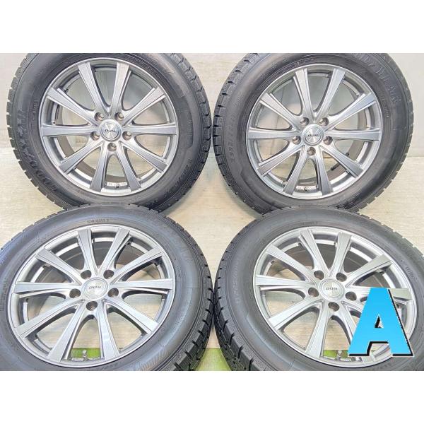 中古タイヤ スタッドレスタイヤ ホイールセット 4本セット 225/60R17  　 DOS 17x...