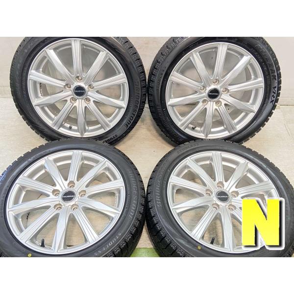 中古タイヤ スタッドレスタイヤ ホイールセット 4本セット 215/50R17 BS BALMINU...