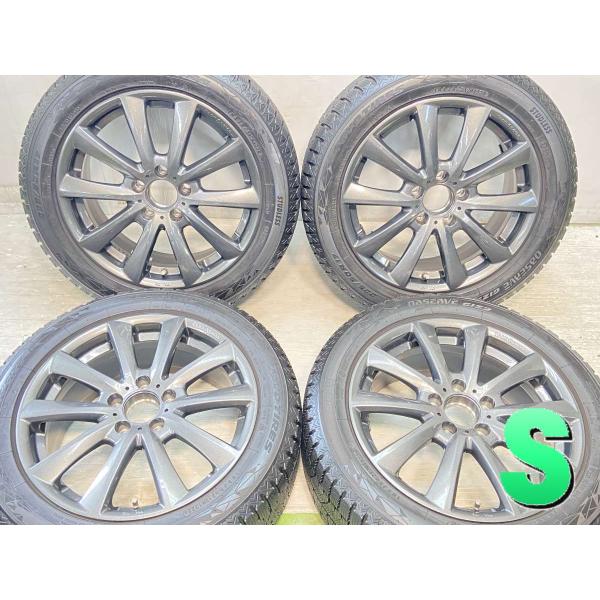 中古タイヤ スタッドレスタイヤ ホイールセット 4本セット 225/50R17  チームスパルコ 1...