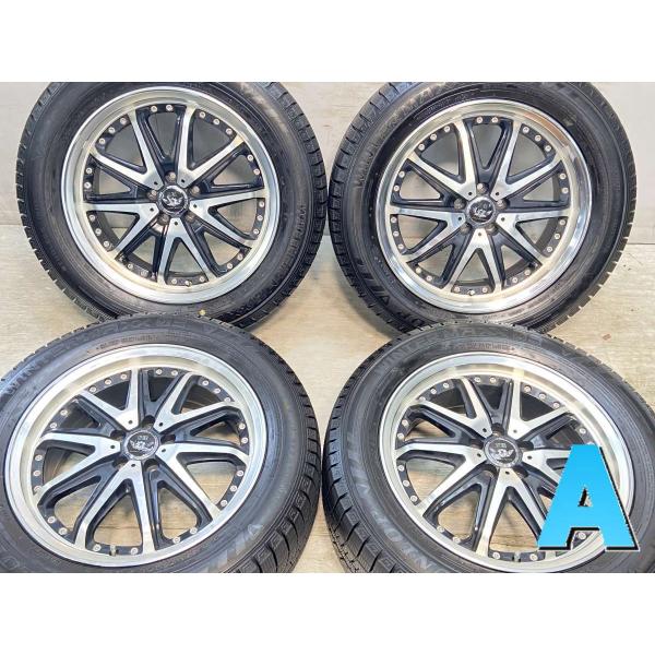 中古タイヤ スタッドレスタイヤ ホイールセット 4本セット 225/55R17  　 STEINER...