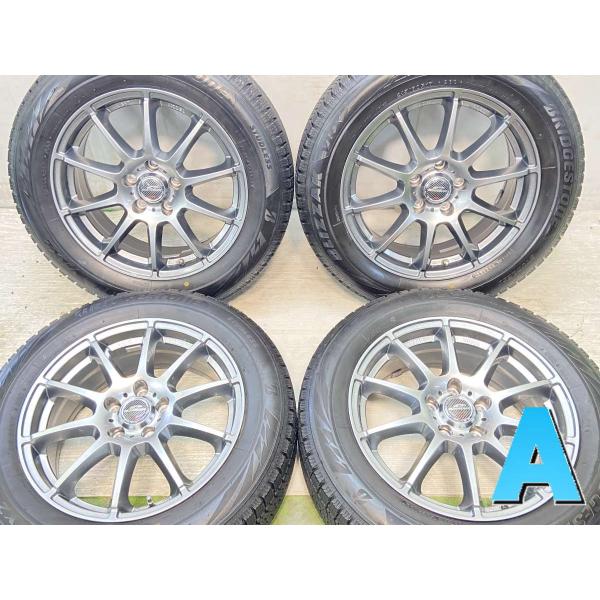 中古タイヤ スタッドレスタイヤ ホイールセット 4本セット 215/60R17  　 SCHNEDE...