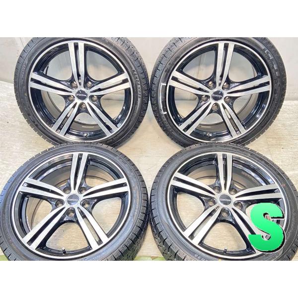 中古タイヤ スタッドレスタイヤ ホイールセット 4本セット 215/45R17  　 ラフィット 1...