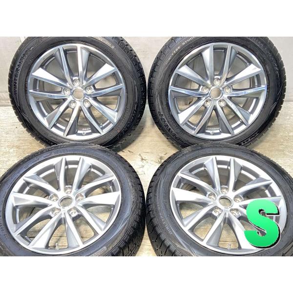 中古タイヤ スタッドレスタイヤ ホイールセット 4本セット 225/55R17  日産純正  17x...