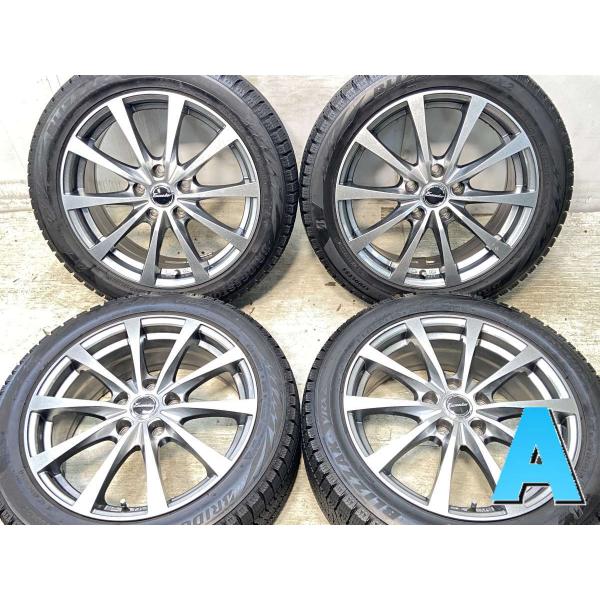 中古タイヤ スタッドレスタイヤ ホイールセット 4本セット 215/50R17  　 エクシーダー ...