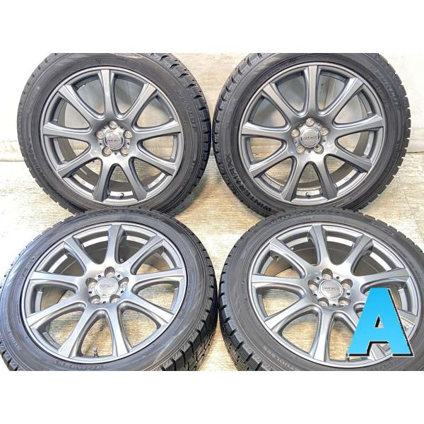 中古タイヤ スタッドレスタイヤ ホイールセット 4本セット 215/50R17 DUNLOP DUF...