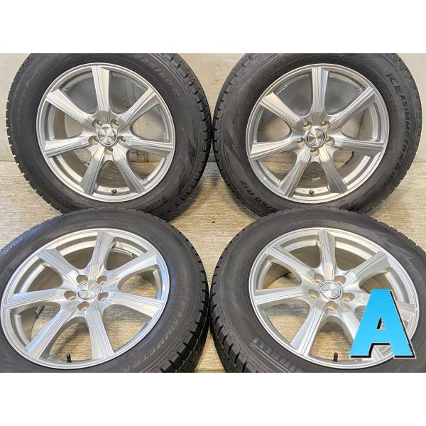 中古タイヤ スタッドレスタイヤ ホイールセット 4本セット 225/60R17  　 PRD 17x...