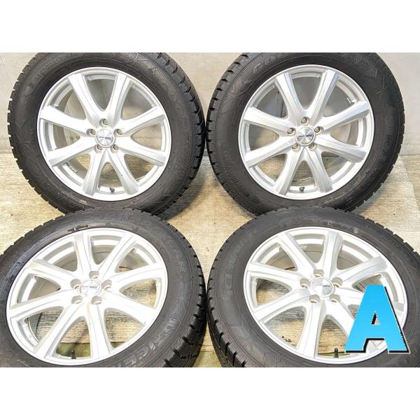 中古タイヤ スタッドレスタイヤ ホイールセット 4本セット 225/60R17  　 MACBES ...