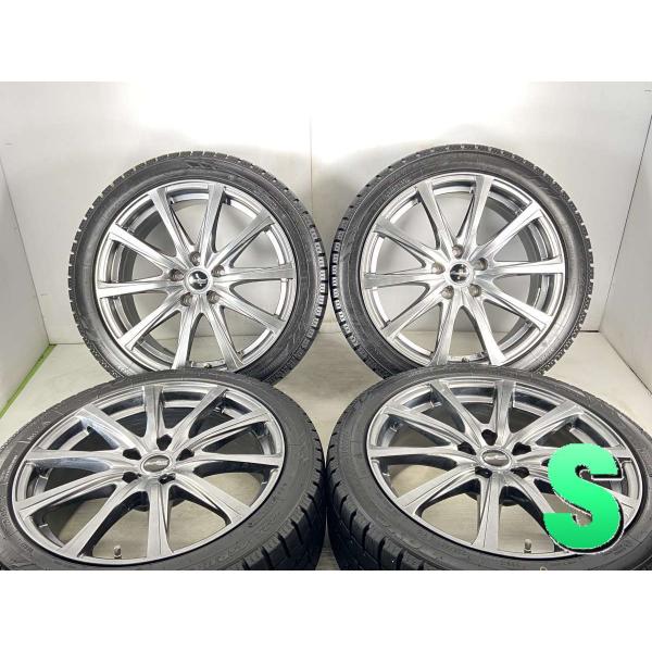 中古タイヤ スタッドレスタイヤ ホイールセット 4本セット 225/45R18  ユーロスピード 1...