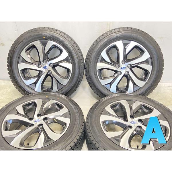 中古タイヤ スタッドレスタイヤ ホイールセット 4本セット 225/60R18  スバル純正  18...