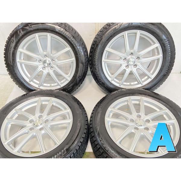 中古タイヤ スタッドレスタイヤ ホイールセット 4本セット 225/60R18  　 ECO FOR...