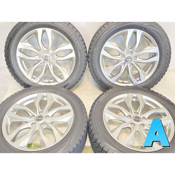 中古タイヤ スタッドレスタイヤ ホイールセット 4本セット 225/55R18  　 BALMINU...