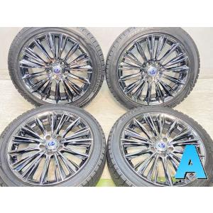 中古タイヤ スタッドレスタイヤ ホイールセット 4本セット 225/45R18  RAYS VERSUS 18x7.0 42 114.3-5穴 ブリヂストン ブリザックVRX｜aing