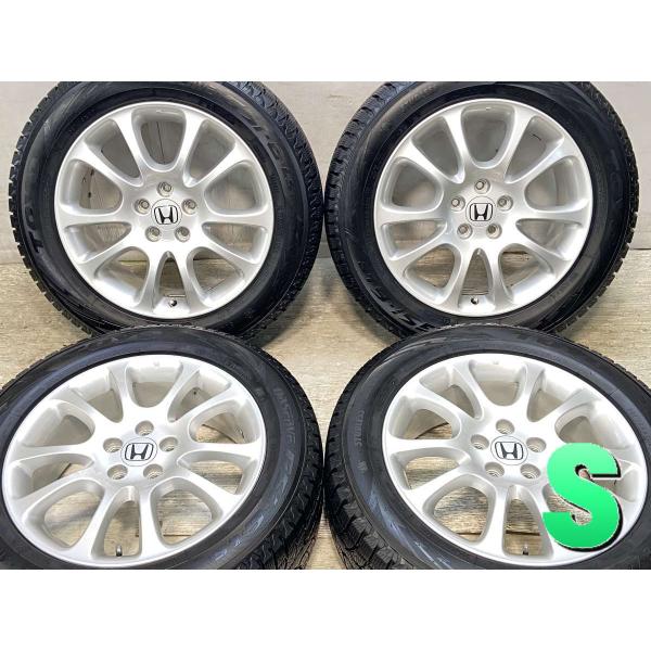 中古タイヤ スタッドレスタイヤ ホイールセット 4本セット 225/60R18 ホンダ純正 18x7...