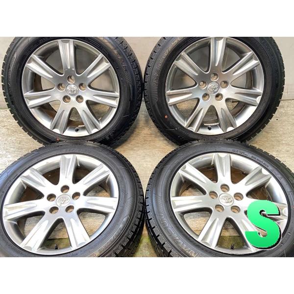 中古タイヤ スタッドレスタイヤ ホイールセット 4本セット 225/60R18  トヨタ純正  18...