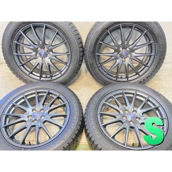 中古タイヤ スタッドレスタイヤ ホイールセット 4本セット 225/55R18  VELVA SPO...
