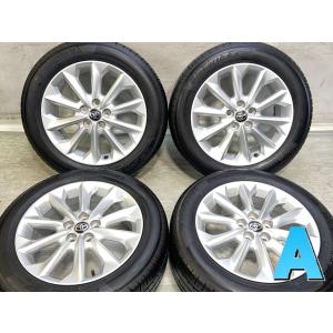 中古タイヤ サマータイヤ ホイールセット 4本セット 205/55R16  トヨタ純正  16x7.0 50 100-5穴 ヨコハマ ブルーアースES32