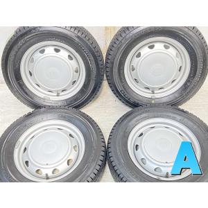 中古タイヤ スタッドレスタイヤ ホイールセット 4本セット 145/80R12 80/78 LT 　...