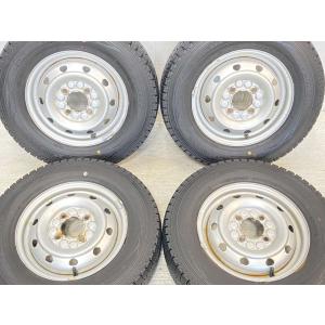 中古タイヤ スタッドレスタイヤ ホイールセット 4本セット 145/80R12 80/78LT 　 ...