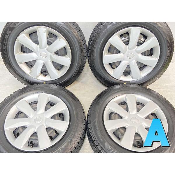 中古タイヤ スタッドレスタイヤ ホイールセット 4本セット 175/70R14  日産純正  14x...