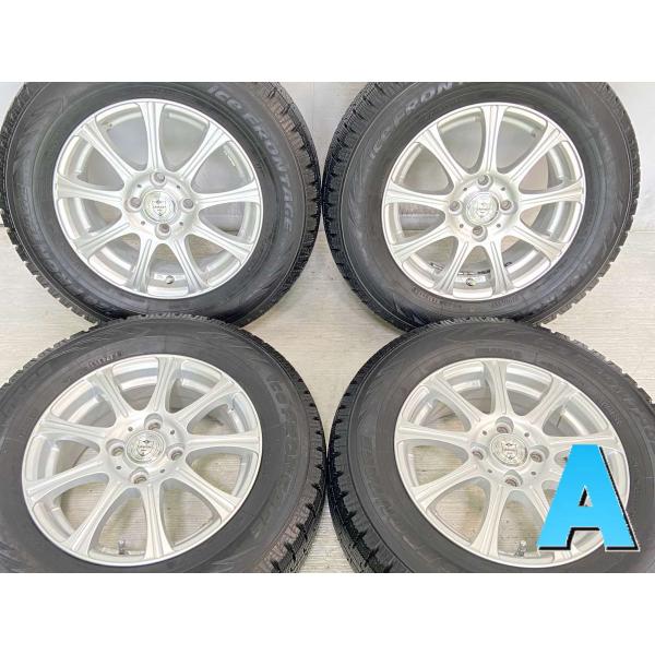 中古タイヤ スタッドレスタイヤ ホイールセット 4本セット 185/70R14  　 JOKER 1...