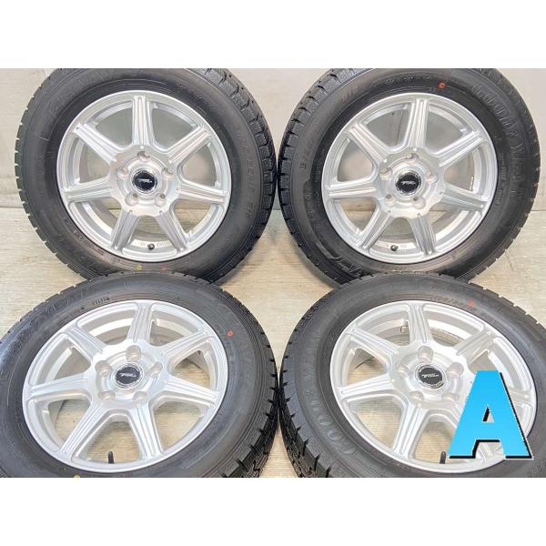 中古タイヤ スタッドレスタイヤ ホイールセット 4本セット 195/65R15  ブリヂストン トッ...