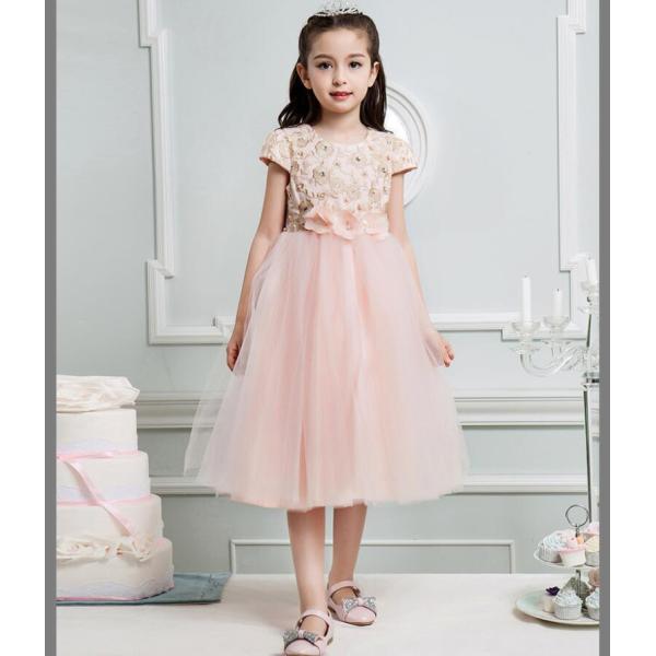 子供ドレス  ジュニアドレス  キッズ 女の子ドレス返品交換不可　新品 130.150サイズ　【在庫...