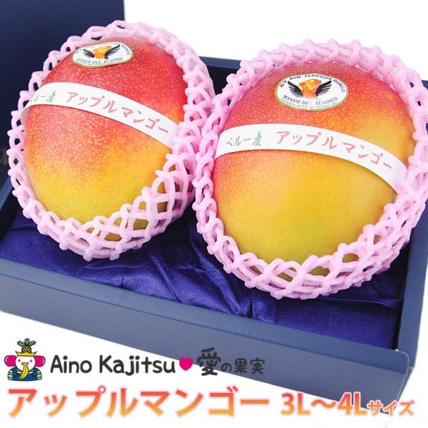 フルーツ ギフト お中元 夏 果物 ギフト 暑中見舞【アップルマンゴー 3L〜4L 2玉】お祝 内祝...