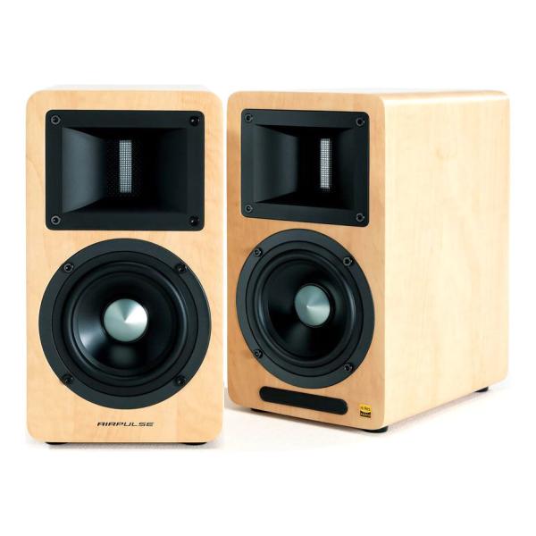 AIRPULSE A80 PINEWOOD/ペア DAC内蔵 アクティブ スピーカー