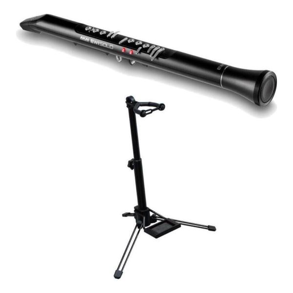 AKAI Professional EWI SOLO/スタンド/WSS-100付 スピーカー内蔵 ウ...