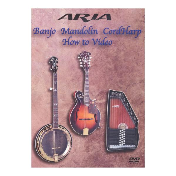 ARIA 5弦バンジョー/マンドリン/コードハープ入門 教則DVD Banjo Mandolin C...