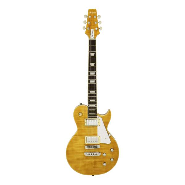 Aria ProII PE-AE200 YG (Yellow Gold) エレキギター/ギグバッグ付