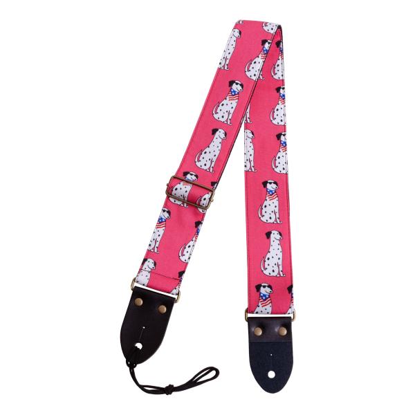 ARIA SPS-2400Da RD (Red) イヌ 犬柄 ギター ストラップ
