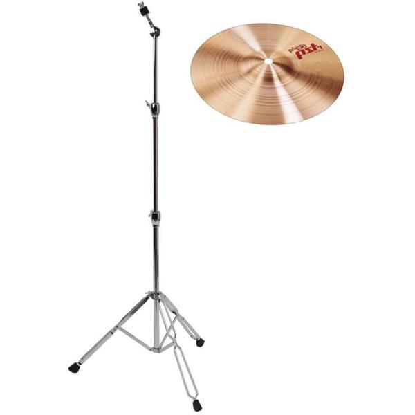 PAiSTE PST-7 + CS-01 スプラッシュ シンバル + シンバルスタンド セット /カ...