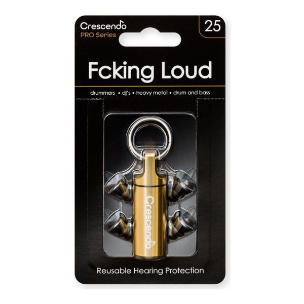 Crescendo PRO Fcking Loud 25 ドラマー用/ミュージシャン用/大音量用  ...