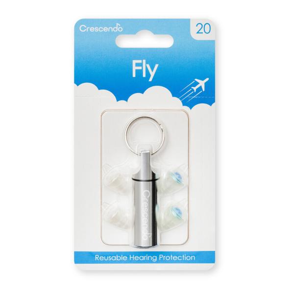 Crescendo Fly 20 飛行機用 気圧調整機能付 イヤープロテクター 耳栓/メール便発送・...