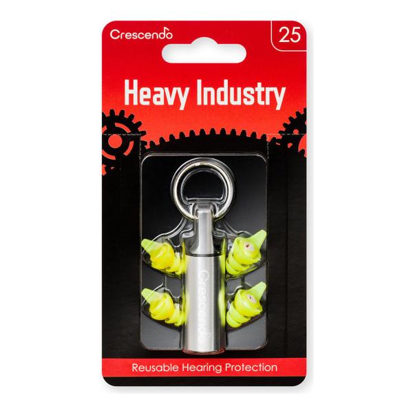 Crescendo Heavy Industry 25 騒音の激しい機械工場用 建設現場用 イヤープ...