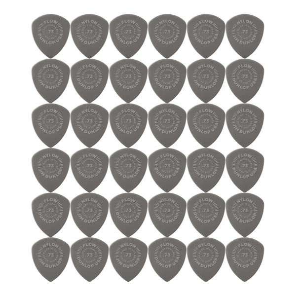 Dunlop 541B073/36枚セット / FLOW NYLON PICK 0.73mm ナイロ...