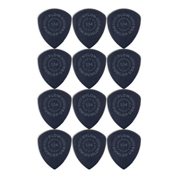 Dunlop 541B114/12枚セット / FLOW NYLON PICK 1.14mm ナイロ...