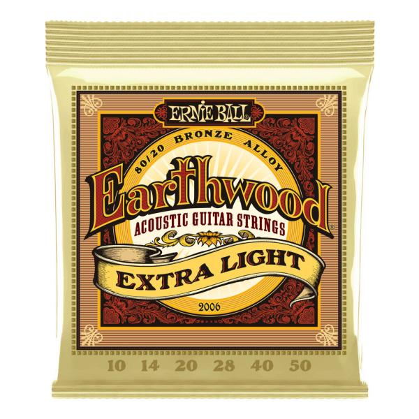 ERNIE BALL 2006 ×1 [10-50] Earthwood Extra Light 8...