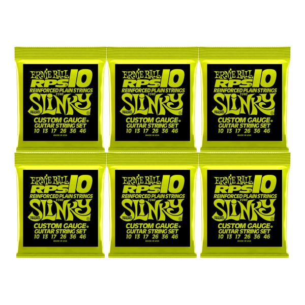 ERNIE BALL 2240/6セット [10-46] Regular Slinky RPS エレ...