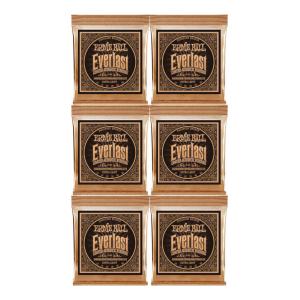 ERNIE BALL 2550 ×6 [10-50] Everlast Extra Light Co...